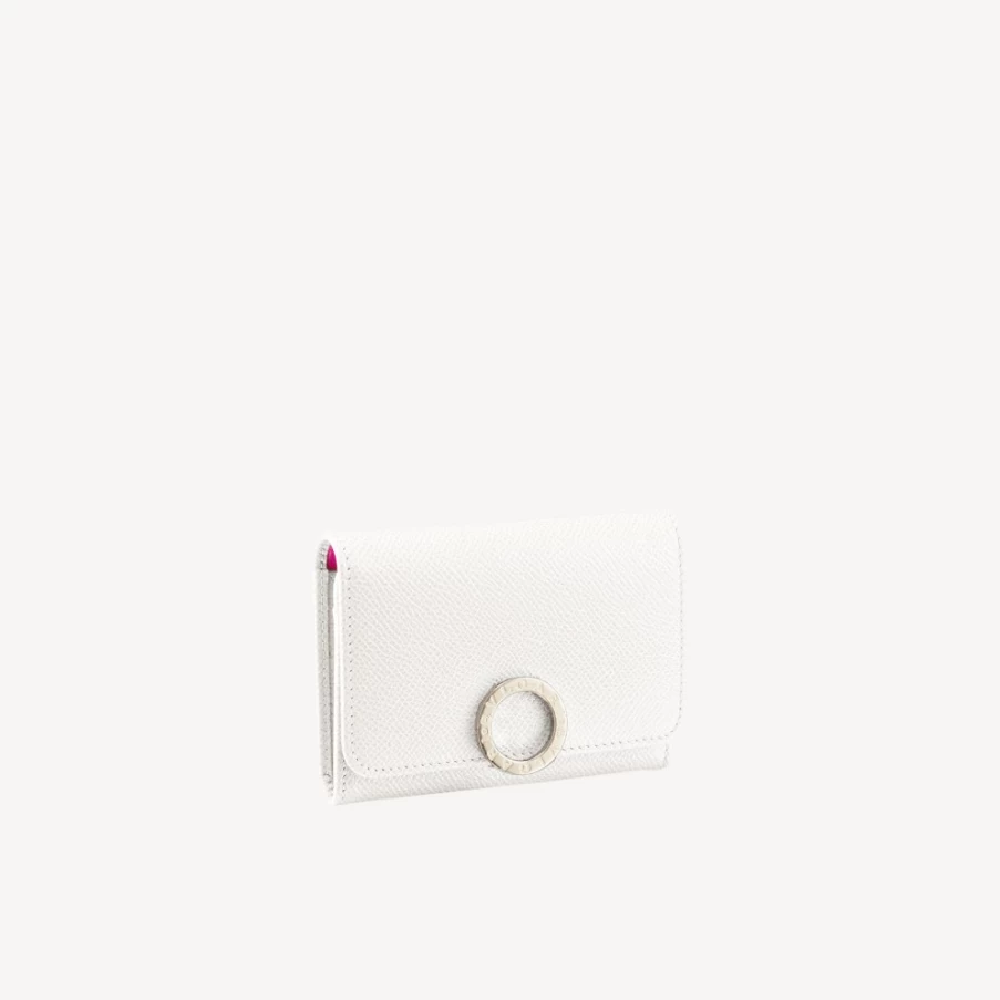 BVLGARI Women's White Bvlgari Bvlgari Luxury Business Card Holder
