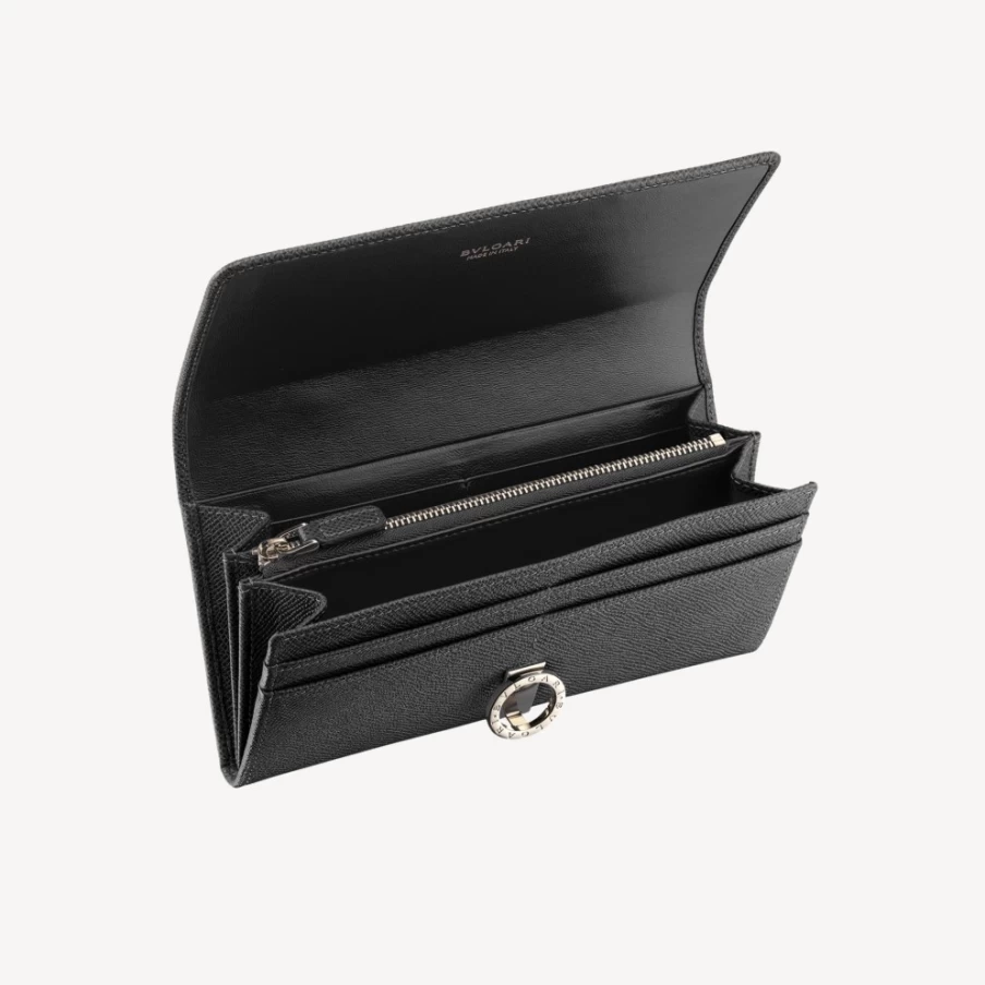 BVLGARI Bvlgari Large Wallet for Women in Black | Luxury Designer Wristlet Clutch