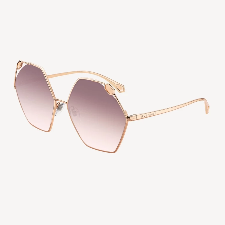BVLGARI Serpenti Gold Sunglasses for Women - Luxury Designer Shades