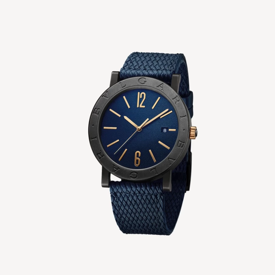 BVLGARI BVLGARI Men's Blue Luxury Watch for Men