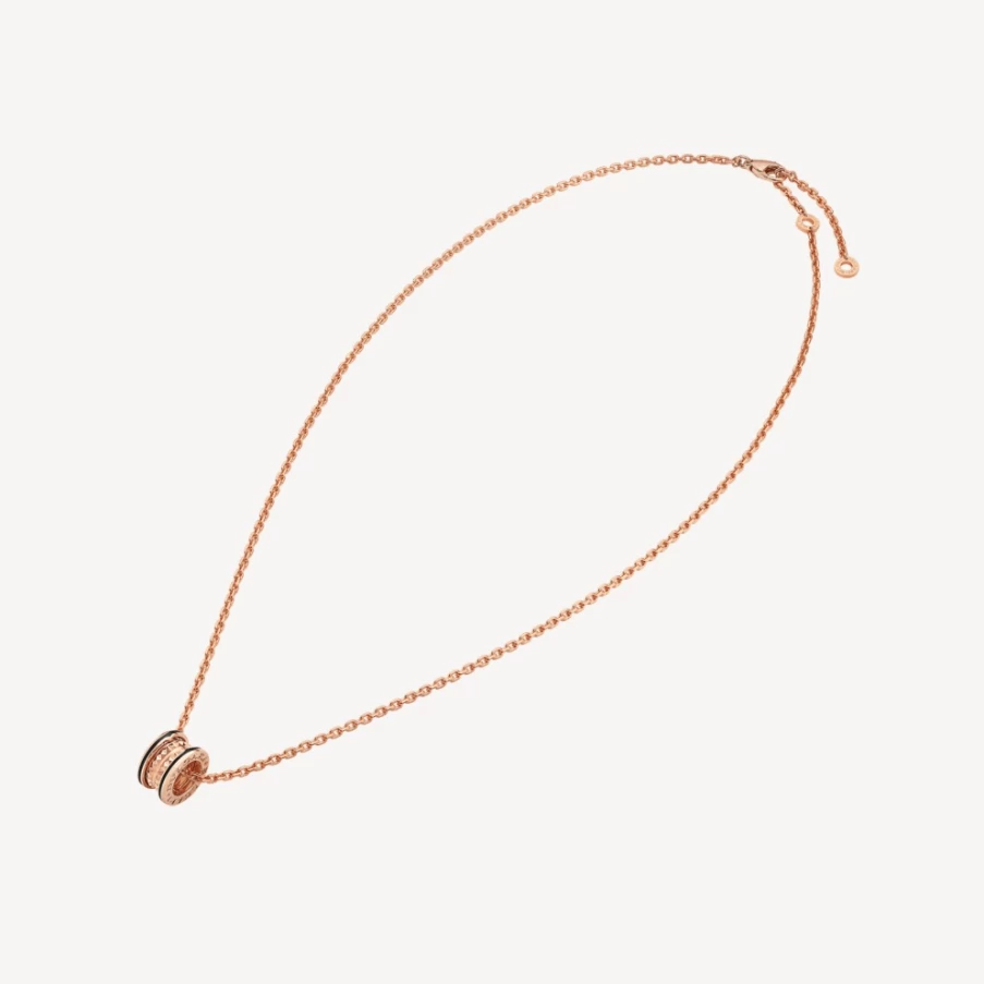 BVLGARI B.Zero1 Black Pendant Necklace | Iconic Luxury Jewelry Collection