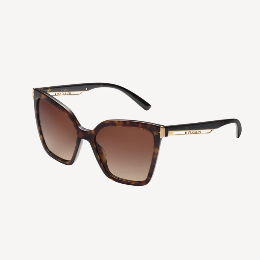 BVLGARI B.Zero1 Brown Sunglasses for Women | Luxury Designer Eyewear