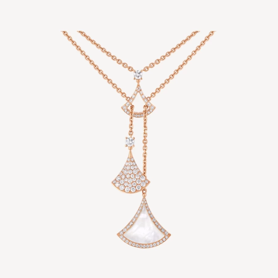 BVLGARI Divas' Dream White Gold Necklace | Elegant Pendant Jewelry