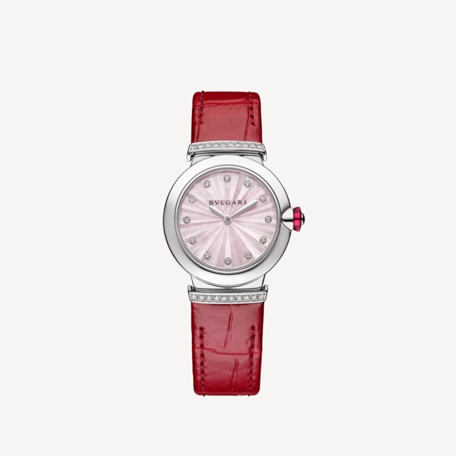 BVLGARI Lvcea Pink Women's Watch - Luxury Swiss Timepiece for Women