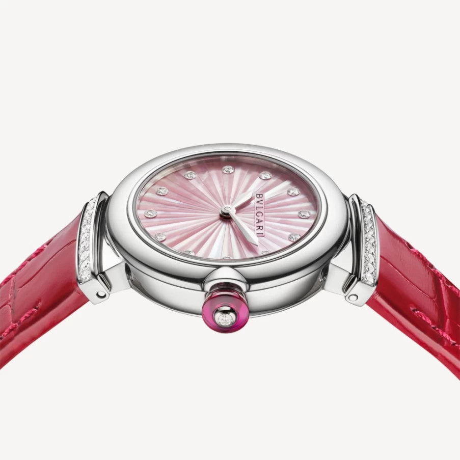 BVLGARI Lvcea Pink Women's Watch - Luxury Swiss Timepiece for Women