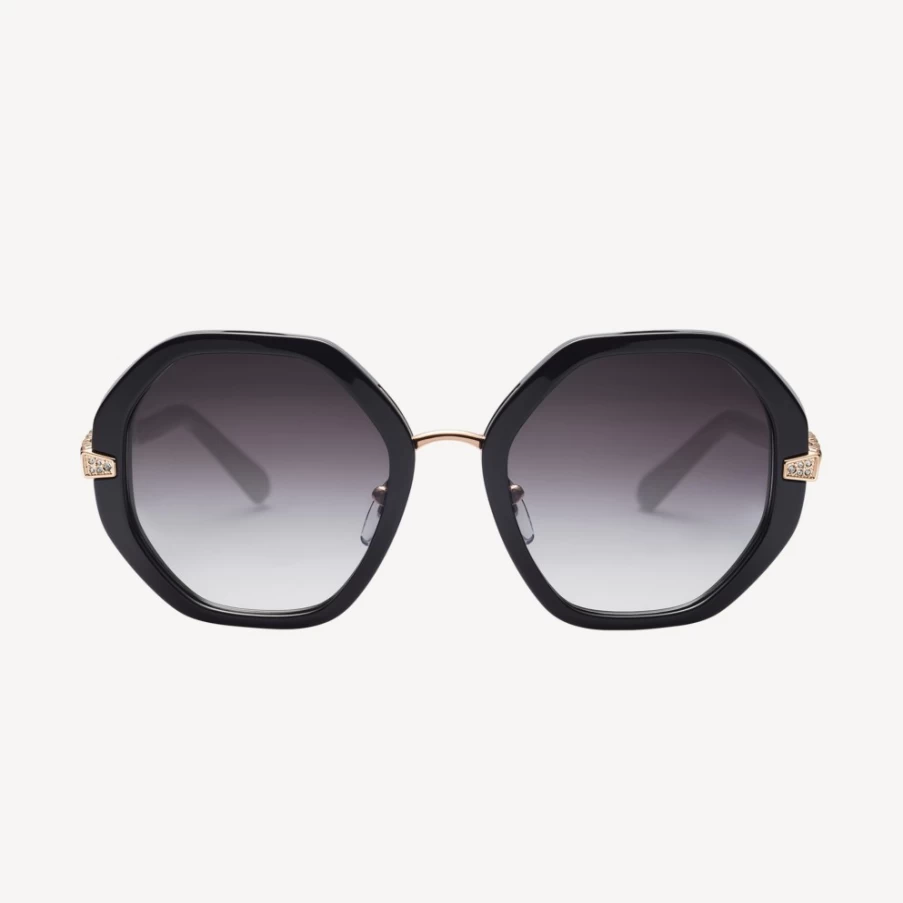 BVLGARI Serpenti Black Sunglasses for Women - Luxury Designer Eyewear
