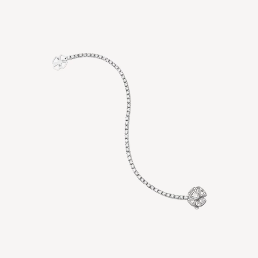 BVLGARI Fiorever White Gold Bracelet | Luxury Floral Design Jewelry