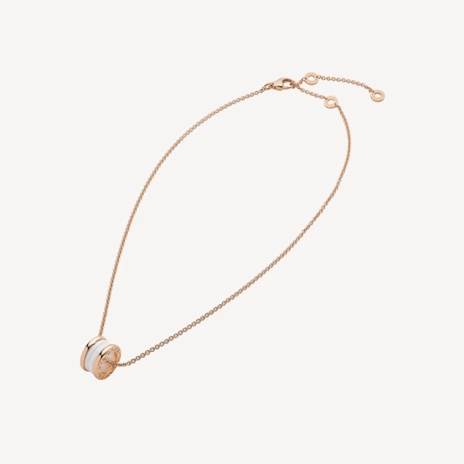 BVLGARI B.Zero1 White Gold Necklace | Iconic Luxury Pendant