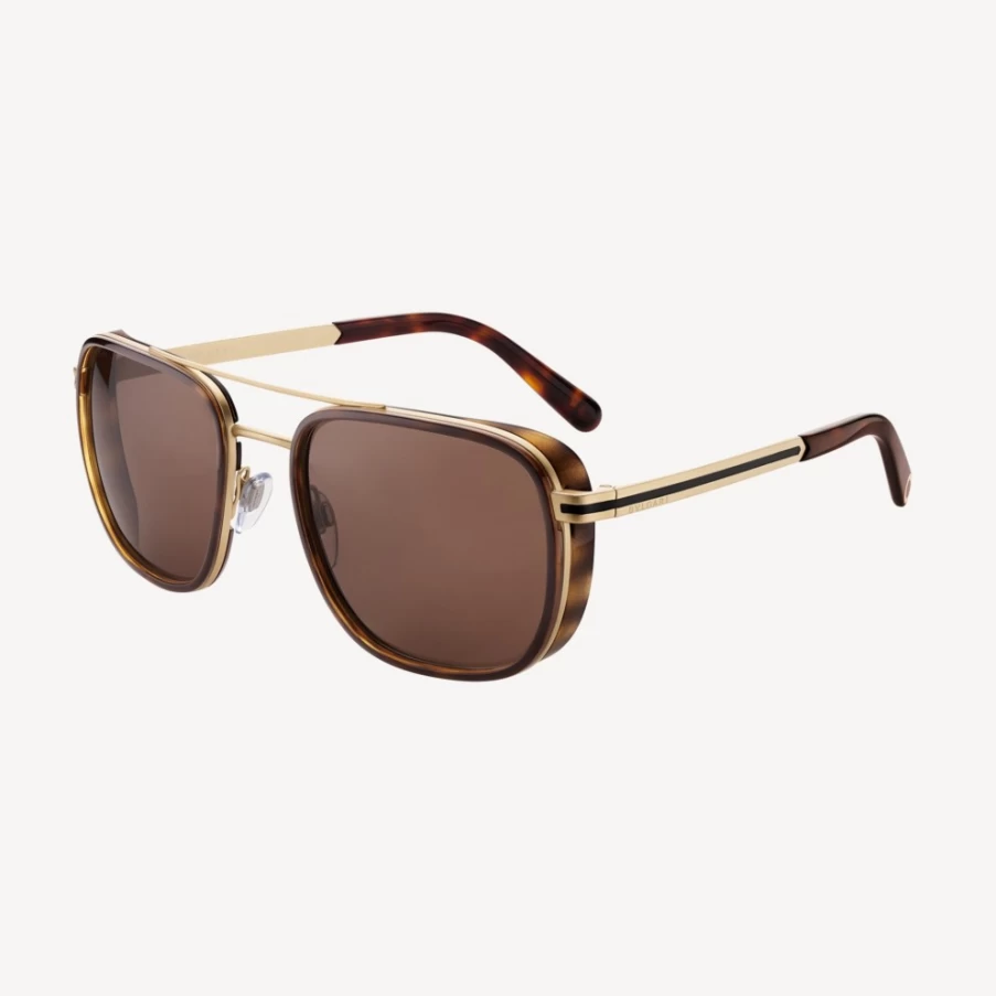 BVLGARI Bvlgari Man Brown Sunglasses for Men Luxury Designer Shades
