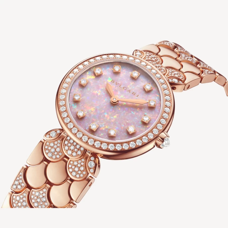 BVLGARI Divas’ Dream Pink Watch for Women - Luxury Rose Gold Quartz Timepiece