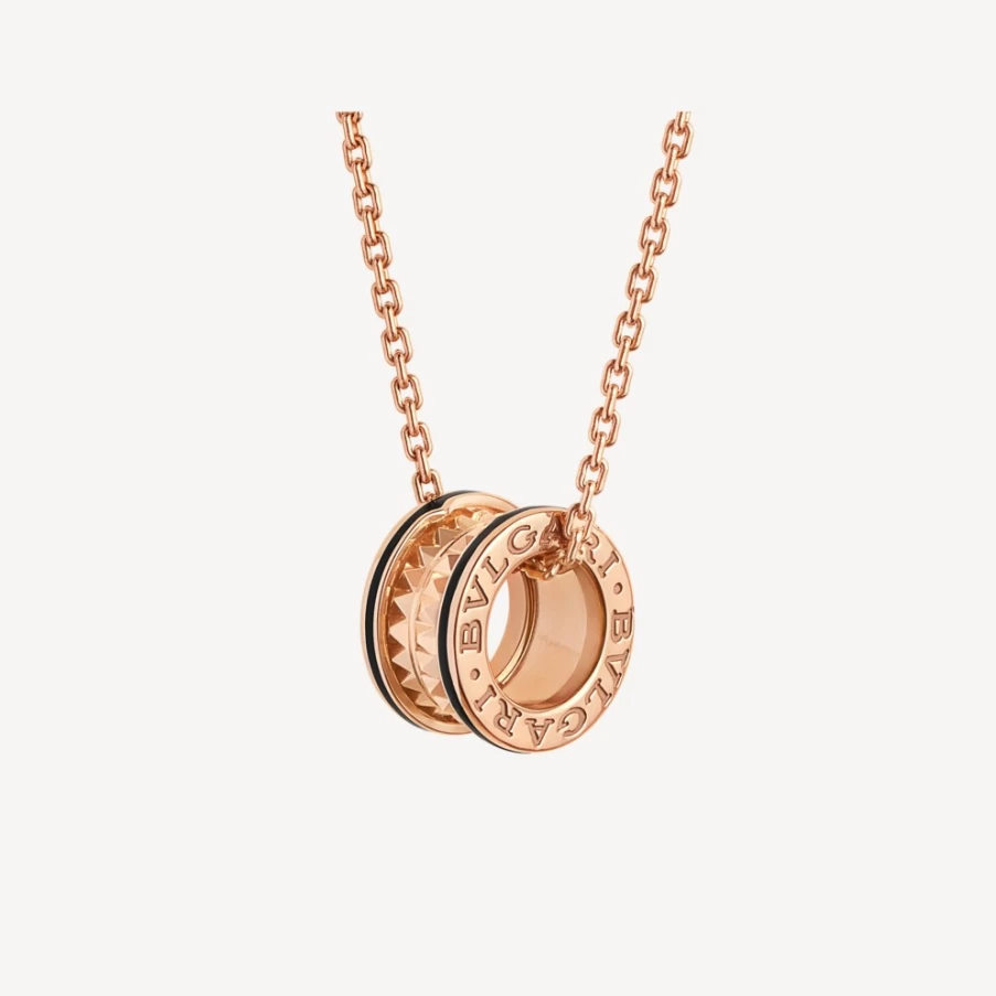 BVLGARI B.Zero1 Black Pendant Necklace | Iconic Luxury Jewelry
