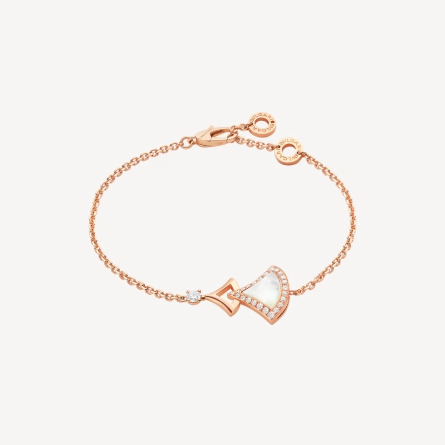 BVLGARI Divas' Dream White Gold Bracelet | Luxury Diamond Paved Jewelry