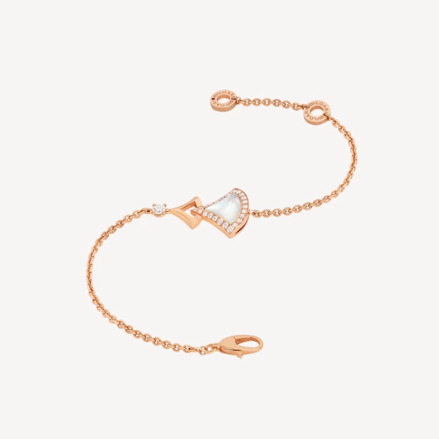 BVLGARI Divas' Dream White Gold Bracelet | Luxury Diamond Paved Jewelry