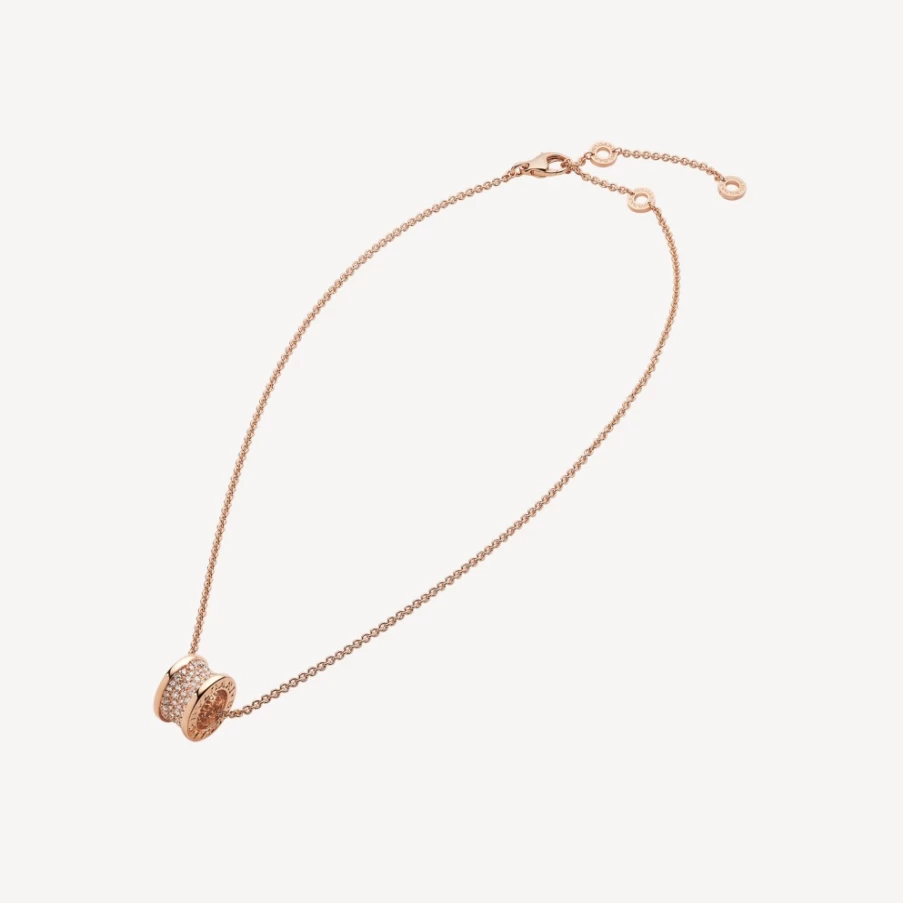 BVLGARI B.Zero1 Necklace in 18K Gold with Iconic Spiral Design