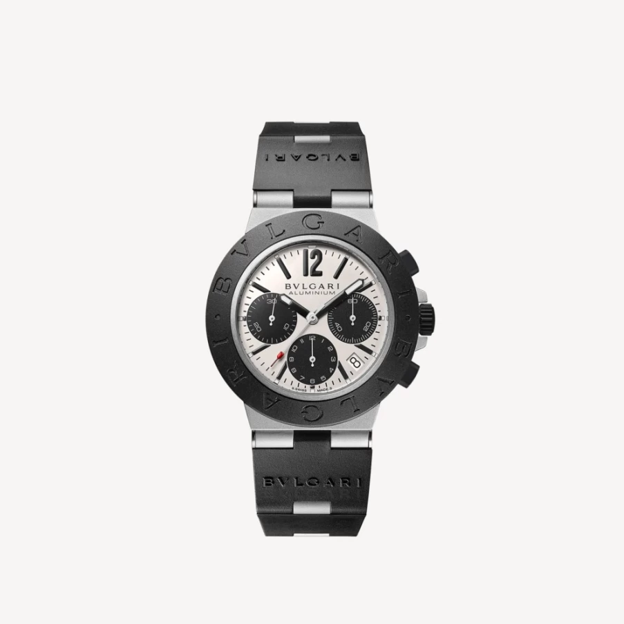 BVLGARI Aluminium Men's Black Watch