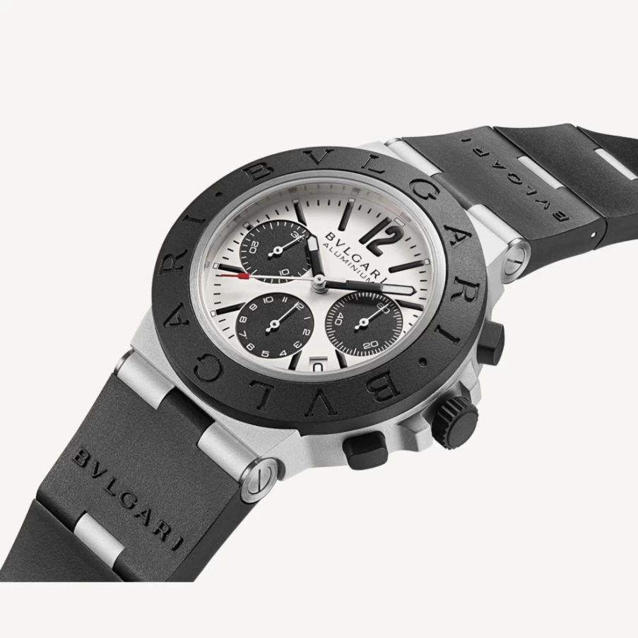 BVLGARI Aluminium Men's Black Watch