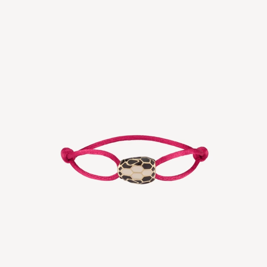 BVLGARI Serpenti Forever Bracelet in Pink for Women | Luxury Rose Gold Snake Design