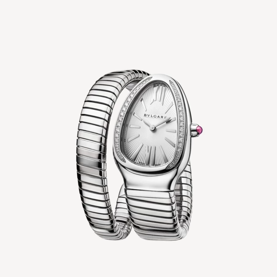 BVLGARI Serpenti Tubogas Women's White Gold Watch