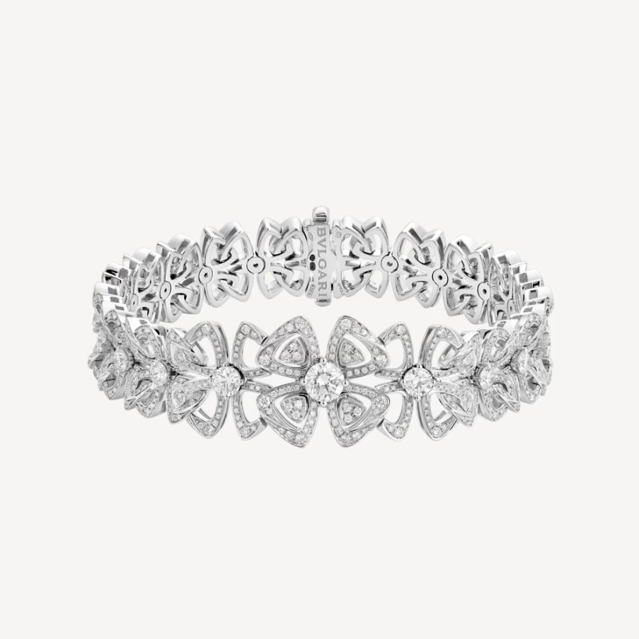 BVLGARI Fiorever Bracelet - Luxury Floral Diamond Bracelet for Women