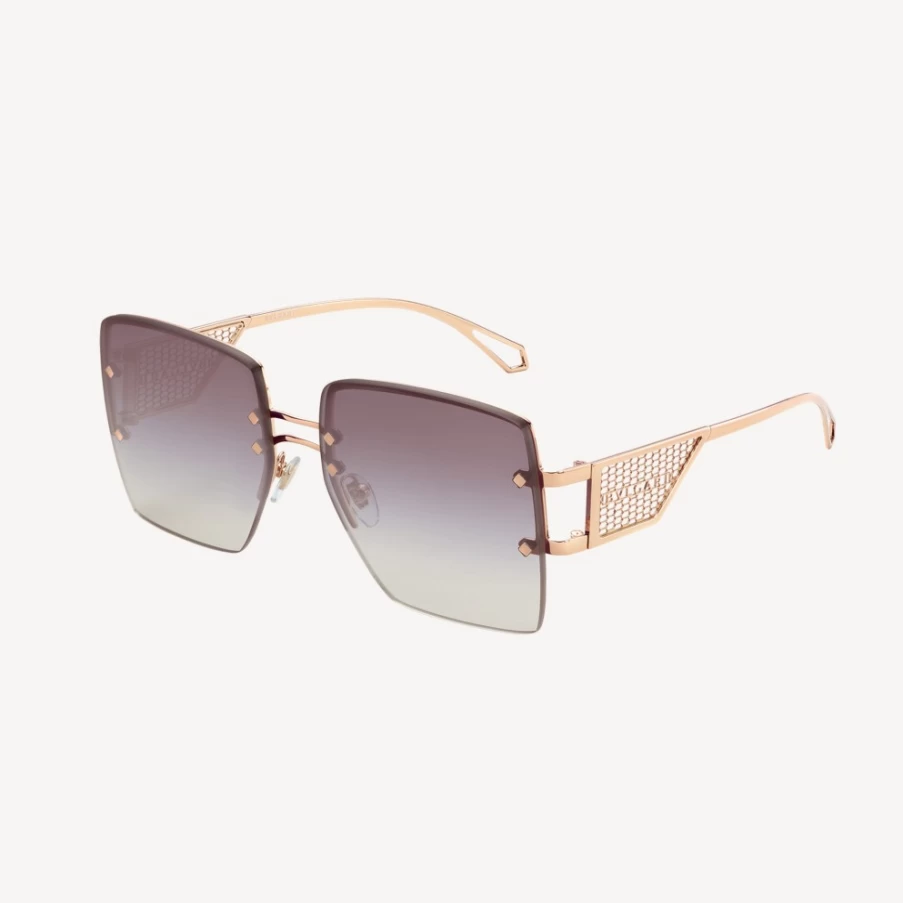 BVLGARI Serpenti Grey Sunglasses for Women