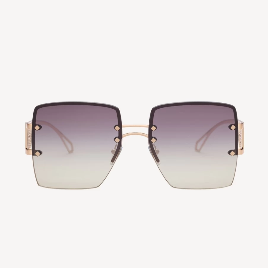 BVLGARI Serpenti Grey Sunglasses for Women