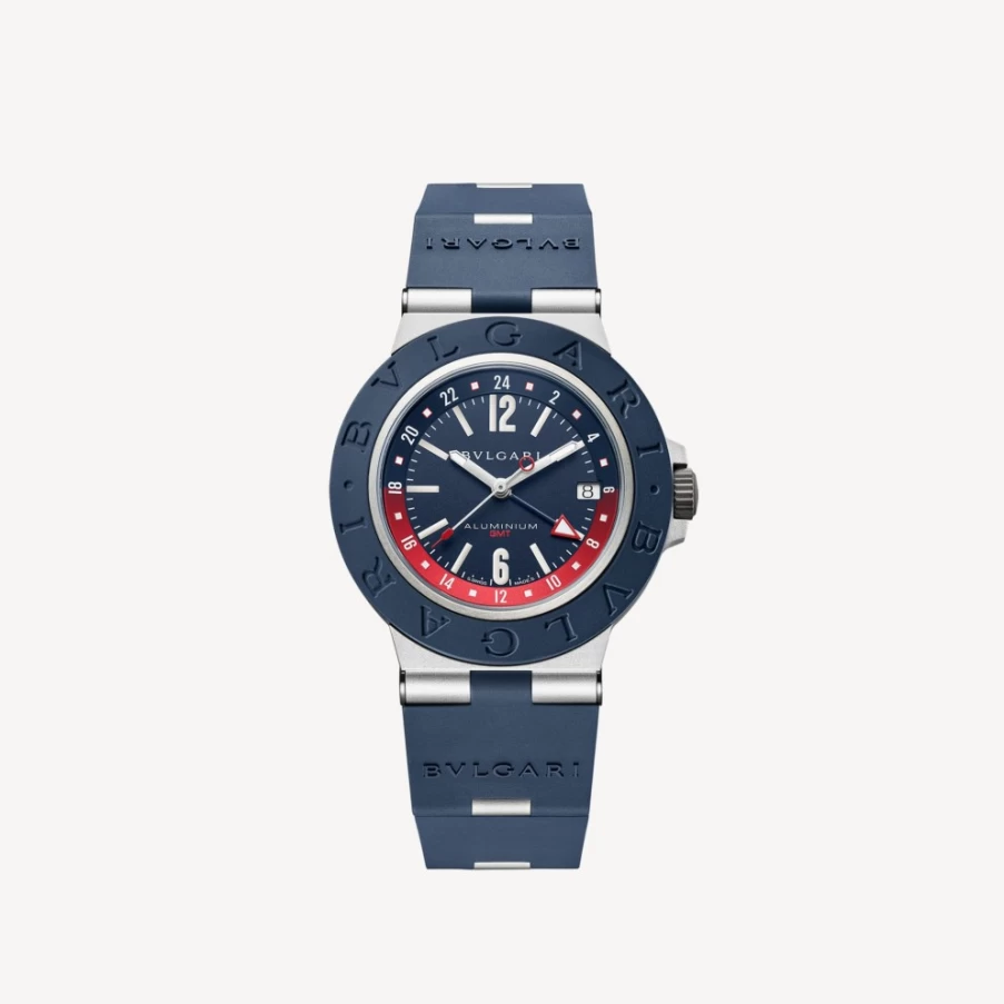 BVLGARI Aluminium Men's Blue Watch