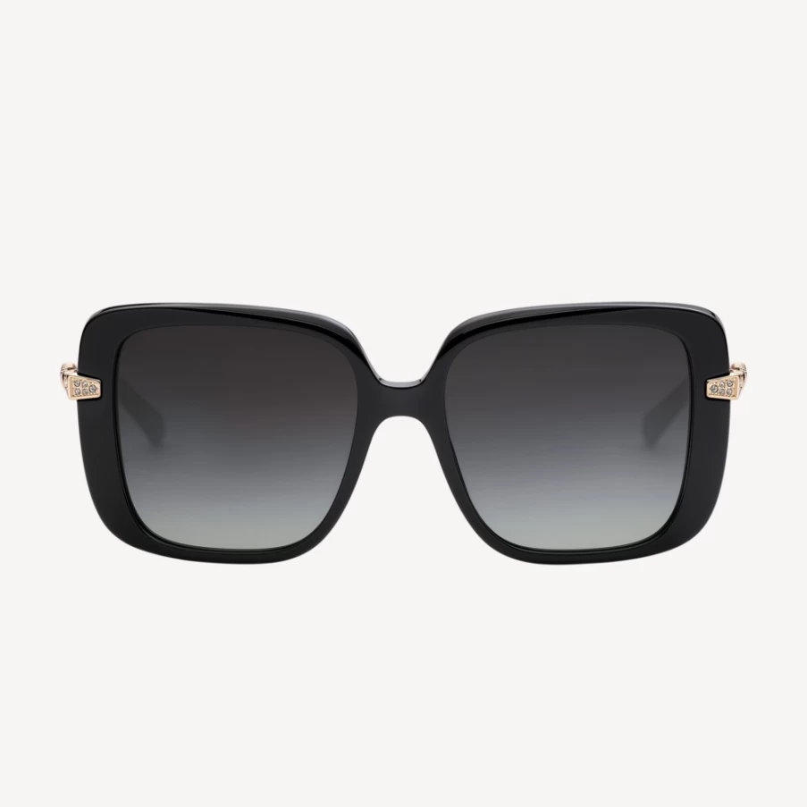 BVLGARI Serpenti Black Sunglasses for Women | Luxury Designer Eyewear