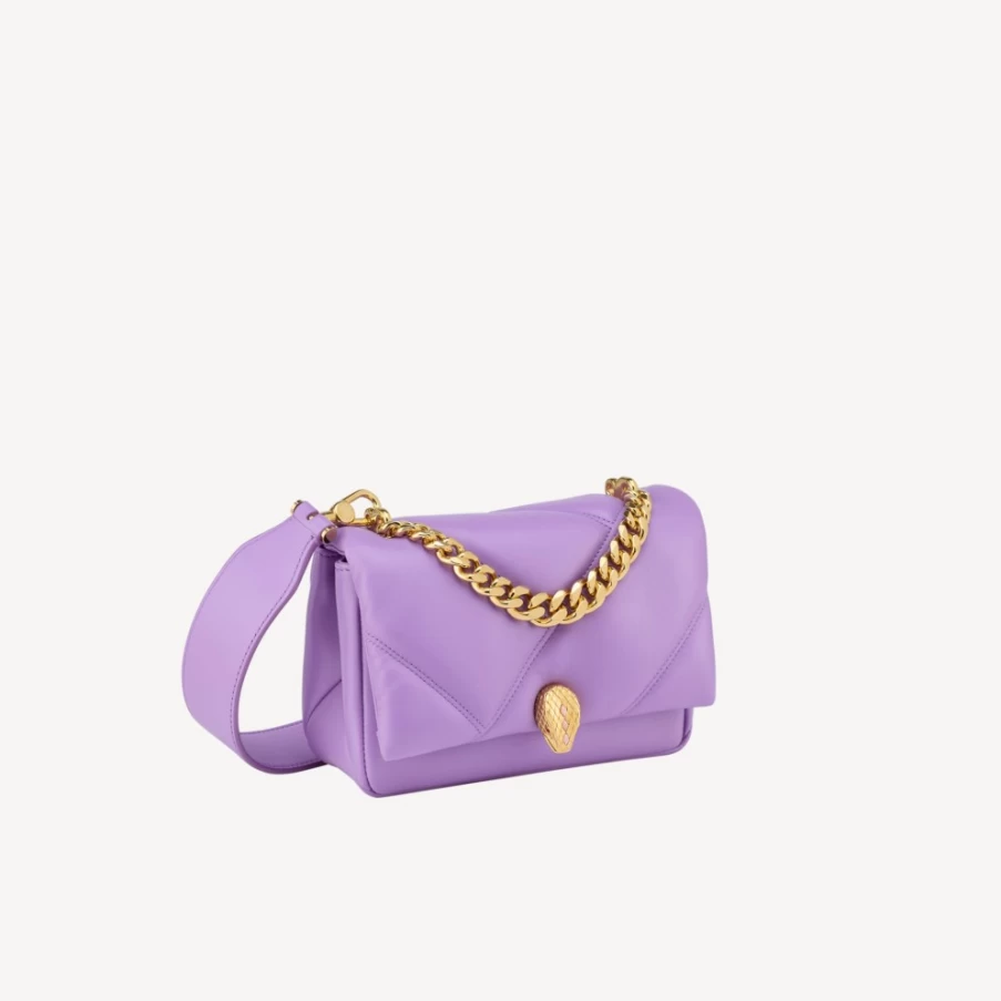 BVLGARI Serpenti Cabochon Purple Crossbody Mini Bag for Women