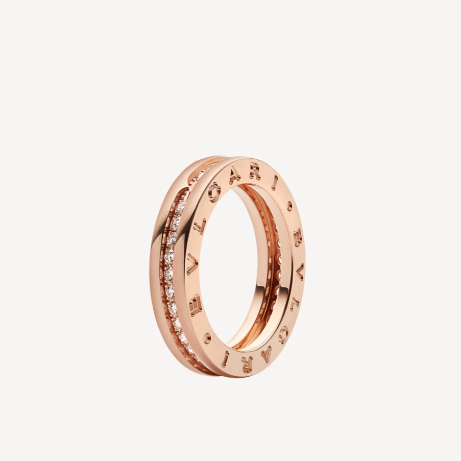 BVLGARI B.Zero1 Ring Luxury 18K Gold or Sterling Silver Classic Design for Women and Men