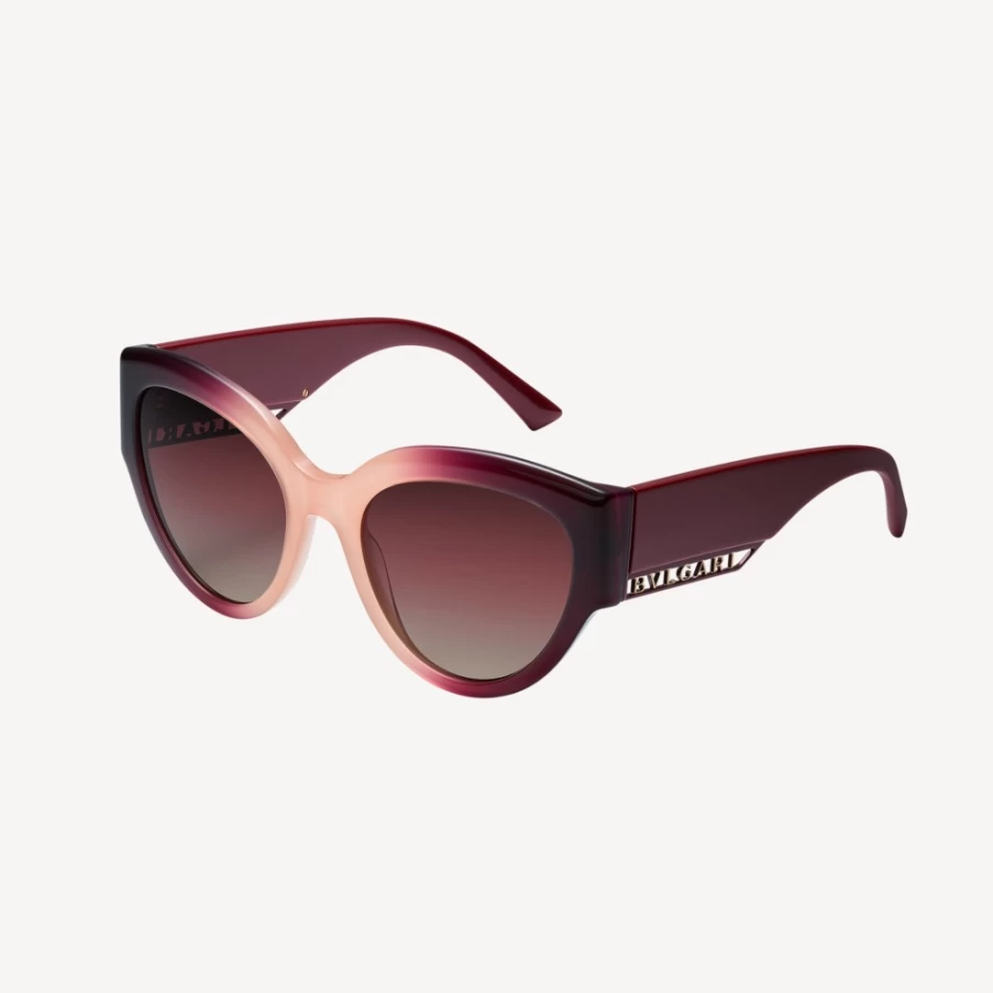 BVLGARI B.Zero1 Bordeaux Sunglasses for Women | Luxury Designer Eyewear