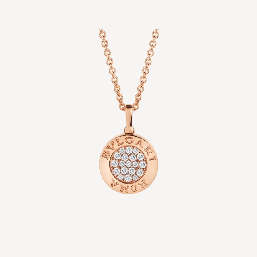 BVLGARI BVLGARI Black Necklace for Women Luxury Italian Gold Pendant Chain